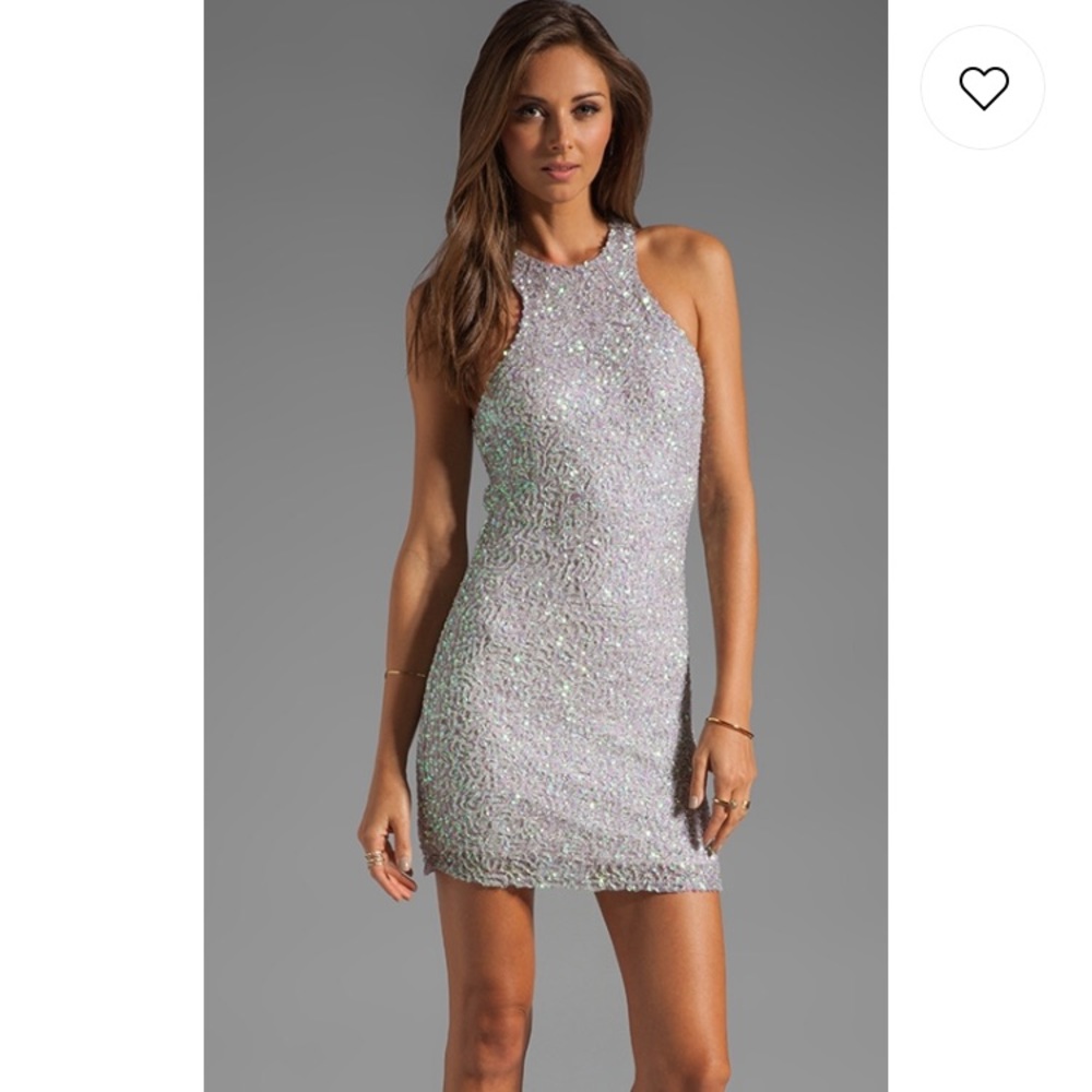 Parker Iridescent sequin dress
